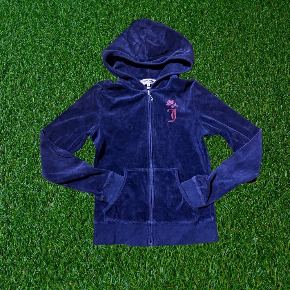Vintage Juicy Couture velvet full-zip hoodie